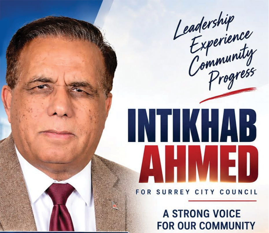 Candidate Profile: Intikhab Ahmed’s Practical Vision for Surrey