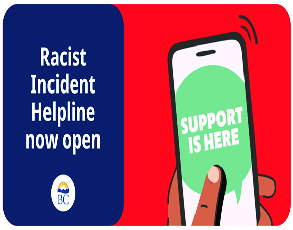 Toll-free Racist Incident Helpline ready to provide support