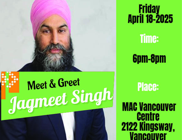 Meet & Greet Jagmeet Singh