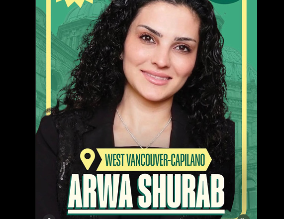 Arwa Shurab: Why I Decided to Run for BC Green Party, West Vancouver–Capilano Candidate
