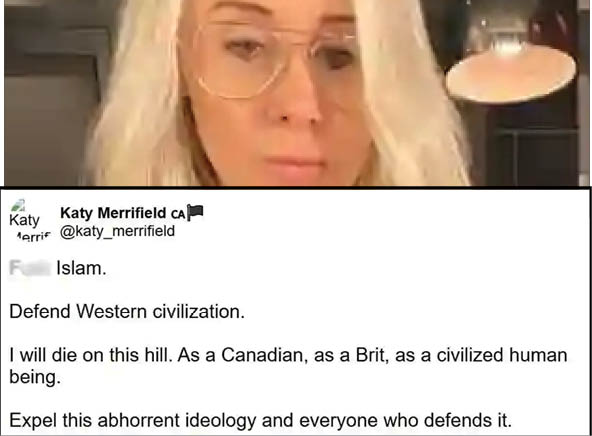 ISLAMOPHOBIA- KATY MERRIFIED -OPEN LETTER TO THE CONSERVATIVE PARTY OF BC